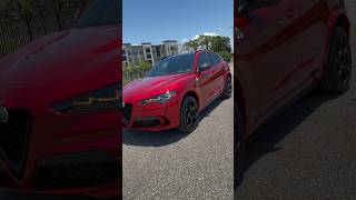 Rosso Etna Stelvio Quad Carbon Edition 😍🍀 alfaromeo stelvio quadrifoglio luxurycars suv alfa [upl. by Hanafee919]