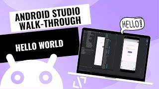 Android Studio  Hello World Android Tutorial [upl. by Sugna]