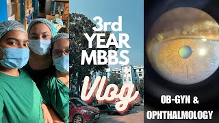 OBGyn and Ophthalmology practicals  Weekly Vlog  CNMC Kolkata mbbsvlog weekly vlog [upl. by Ahen]