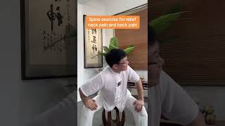 Exercise for relief back pain and neck pain neckpain neckpainrelief back pain fitness [upl. by Farrow134]