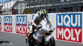 MotoGP 24  Barry Baltus  Moto2  Sachsenring Circuit  Gameplay [upl. by Yellehs]