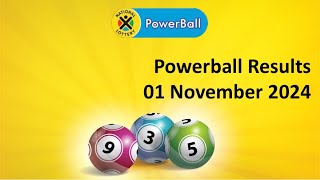 Powerball Results 1 Nov [upl. by Edya]