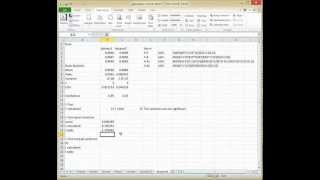 Excel t test without using data analysis toolpak [upl. by Nneb]