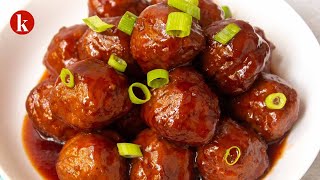 Easy Instant Pot Grape Jelly Meatballs Recipe [upl. by Hsan]