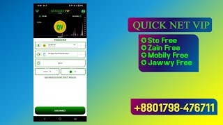 QUICKNET VIPQUICK TUNNELQ TUNNEL Zain free Mobley Free STC FREE Best VPN 100 Working June 2022 [upl. by Aurelie6]