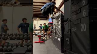 60 inch box jump by pro athletes [upl. by Behah140]