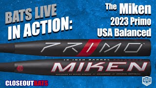 HITTING Miken Primo Balanced Slowpitch Bat USA MSA3PRMB 2023 [upl. by Alexandros]