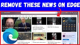 How to Turn Off The News Feed in Microsoft Edge  Disable News Easily [upl. by Brynne]