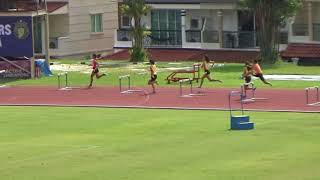 NSG 2018 A Div Girls 400m Hurdles Finals [upl. by Jankell896]