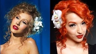 Christina Aguilera Burlesque Hair Tutorial [upl. by Inga]