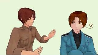 MMD x APH Be happy Veneziano [upl. by Aveer793]