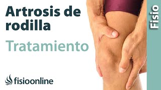 Artrosis de rodilla  Tratamiento mediante ejercicios automasajes y estiramientos [upl. by Race]