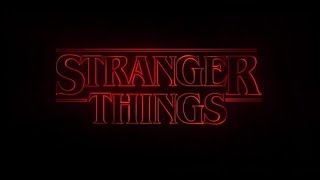 “STRANGER THINGS” CABECERA DE LA SERIE EN SU 1ª TEMPORADA [upl. by Harrak]