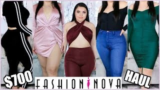 HUGE 700 FASHION NOVA TRYON HAUL [upl. by Becket946]