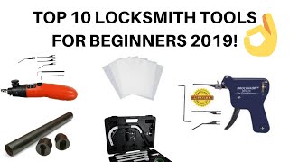 Top 10 Locksmith Tools For Beginners In 2024  The Locksmith Mentor [upl. by Lim]