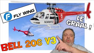 FLYWING BELL 206 V3  le top des hélico GPS revue complète et essai en vol [upl. by Zalucki]