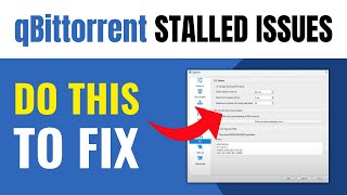 How to Resolve QBittorrent Stalled Issues  Full Guide 2024 [upl. by Kciregor]