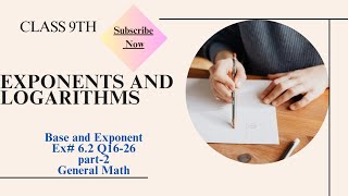 Ex62 Q1626 9th class  part 2  chapter  6  general math  math world [upl. by Tani]