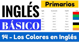 Los colores más importantes y su pronunciación en inglés quotYes en Inglés 1quot Video 14 [upl. by Gariepy537]