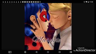 Lamour de Marinette et Adrien ladybug et chat noir [upl. by Jessy560]