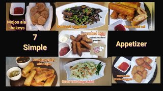 7 Simple AppetizerEasy recipe [upl. by Llorre]