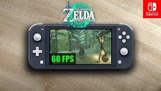 Zelda TotK 60 FPS  Nintendo Switch Lite [upl. by Kreiker]