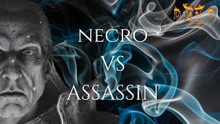 D2R PVP  Necro vs Assassin 1 Asia [upl. by Marozas966]