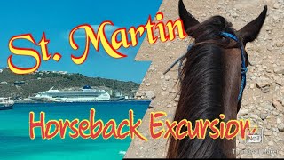 St Martin Horseback Excursion  NCL Save 50 🐎🐴 🏝🛳 [upl. by Artimed]