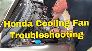 Honda Cooling Fan Troubleshooting 2006 Civic 20062011 Similar [upl. by Ayerim]