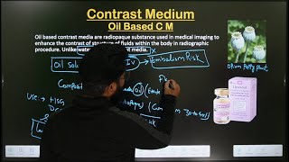 Oil Based Contrast Media  Part 5  In Hindi  Radiology Contrast Media [upl. by Metts923]