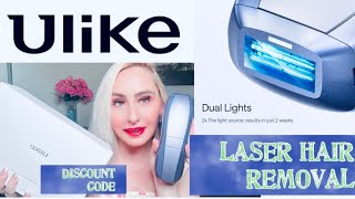 ULIKE NEW LASER HAIR REMOVAL unboxing  Discount Code laserhairremoval [upl. by Holtorf]