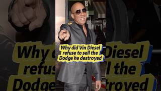 Why did vin diesel refuse to sell the dodge he destroyed [upl. by Aramat]