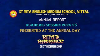 ANNUAL REPORT ST RITA ENGLISH MEDIUM HIGH SCHOOL VITTAL [upl. by Siul333]