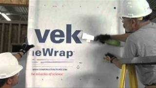 How to install DuPont Tyvek HomeWrap [upl. by Ennaeirb]