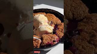 Nothing like a delicious cobbler made with fresh mixed berries and a cinnamon crumble topping [upl. by Retsam]