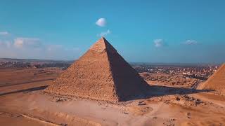 This is the world’s 1st droneflight over the Pyramids of Giza by Drone [upl. by Yelrac]