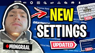 Mongraals NEW Fortnite Settings amp Keyboard UPDATED 2024 [upl. by Reynolds]