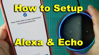 HOW TO SETUP ECHO DOT Amazon Devices [upl. by Alathia]