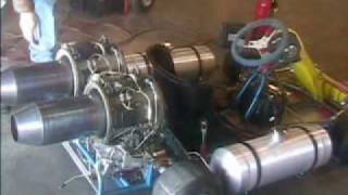 Twin Turbine Go Kart with high performance afterburners [upl. by Imelda]