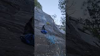 1st time rigging my new fathers day rope for rock climbing Koocanusa Krank 2024 [upl. by Shanan]