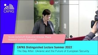 Nicole Deitelhoff The Day After  Ukraine and the Future of European Security [upl. by Nellak]