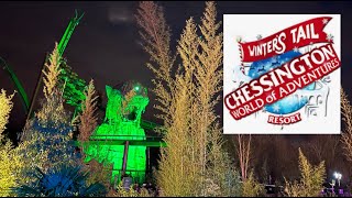 Chessington World Of Adventures Winters Tail vlog 17th December 2023 [upl. by Lamee829]