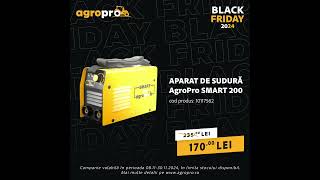 Aparat sudura semiprofesional AgroPro SMART 200 invertor blackfriday [upl. by Shulins]