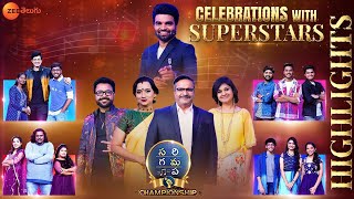 SAREGAMAPA CHAMPIONSHIP Celebration with Superstars HIGHLIGHTS  Sundays 9 PM  Zee Telugu [upl. by Olyhs968]