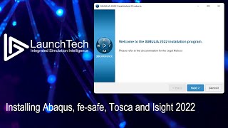 Installing SIMULIA Abaqus Tosca fesafe and Isight 2022 on Windows Part 1 of 2 [upl. by Ayila]