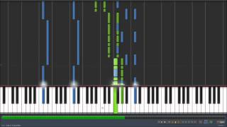 AnoHana  Secret Base 10 Years After Midi Piano Cover [upl. by Ri]