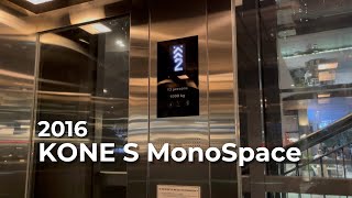 KONE S MonoSpace elevator at Uptown Parade Taguig Philippines [upl. by Shanon]