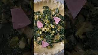 QUICHE POIREAUXÉPINARDS JAMBON DE DINDE [upl. by Kazmirci]