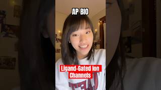 AP Bio Part 20 LigatedGated Ion Channel☢️ apbio apbiology biology science biochemistry fyp [upl. by Nivlek848]