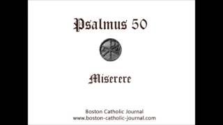 Psalm 50 in Latin [upl. by Havener]